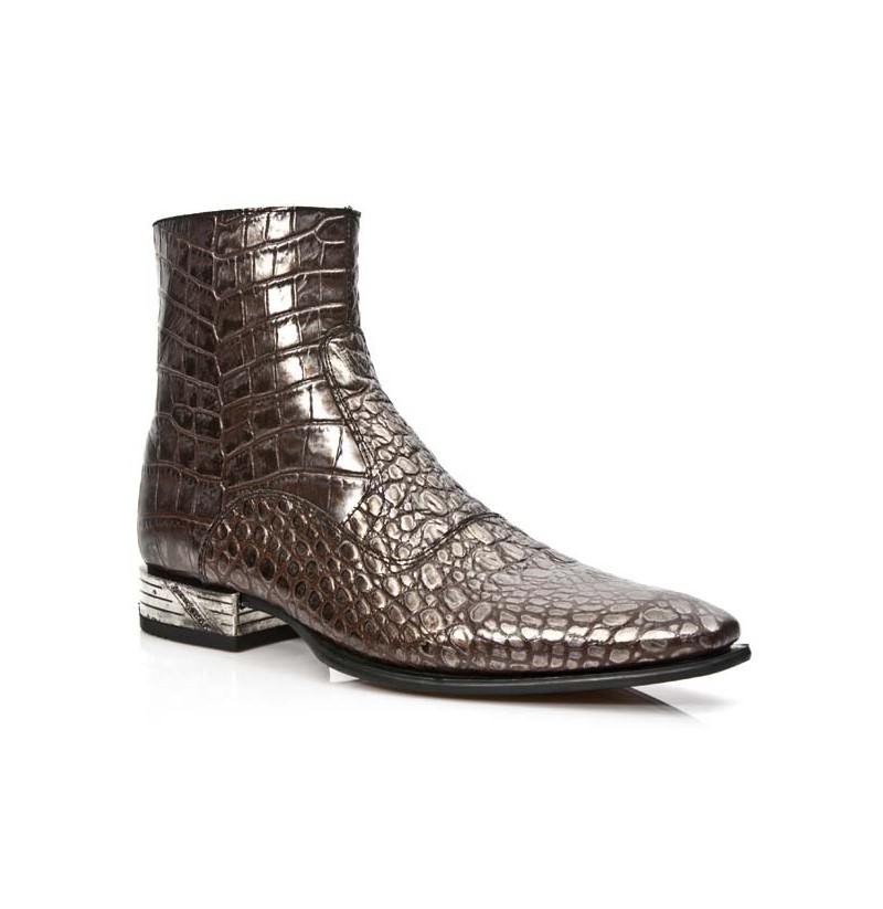 bottes crocodile femme