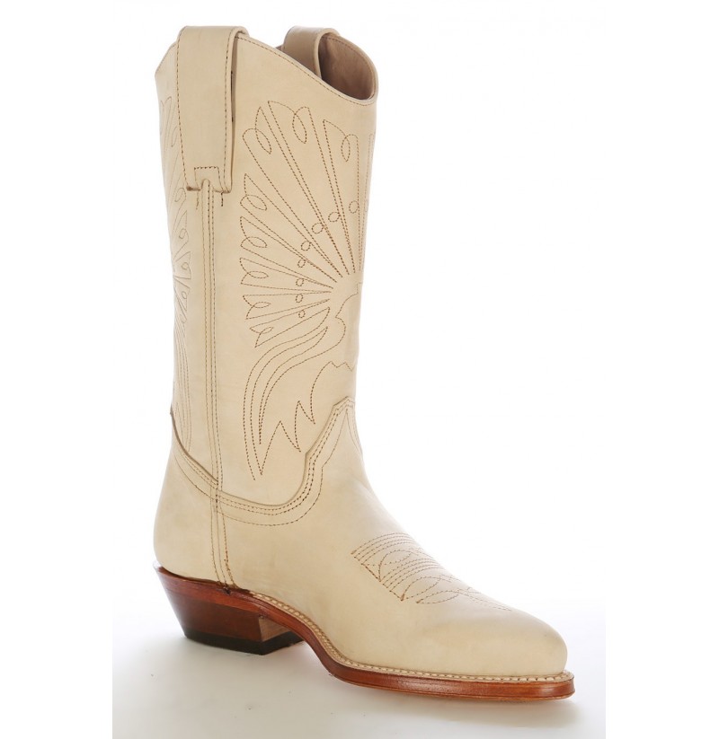 suede beige cowboy boots