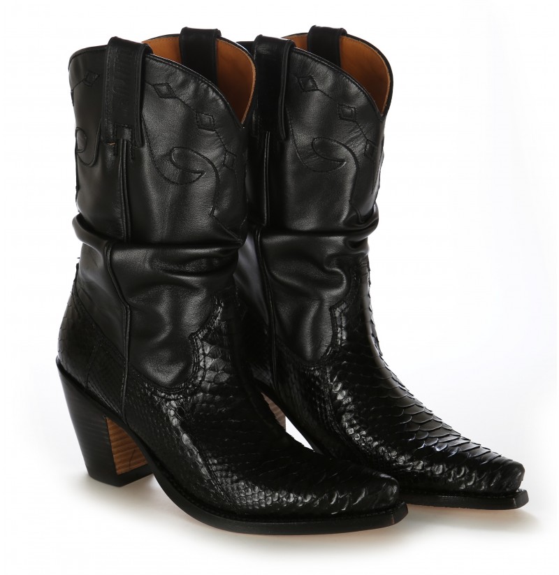 womens real snakeskin boots
