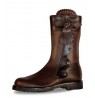 Original leather hunting boots with a short upper