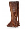 Spanish brown leather riding chaps
