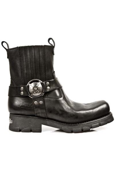 Bottes motardes cuir noir homme Bottes motardes cuir noir homme