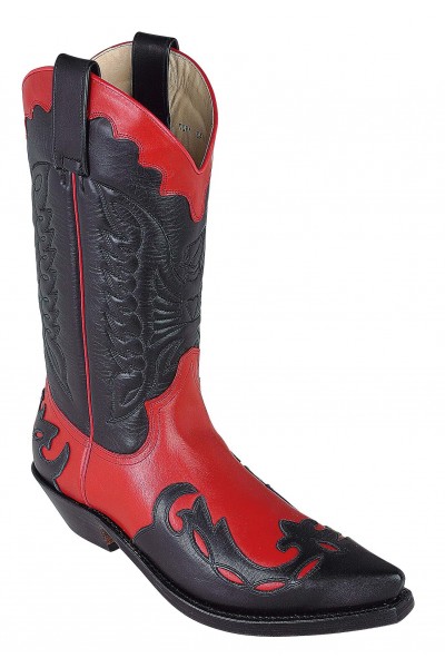 red cowboy boots