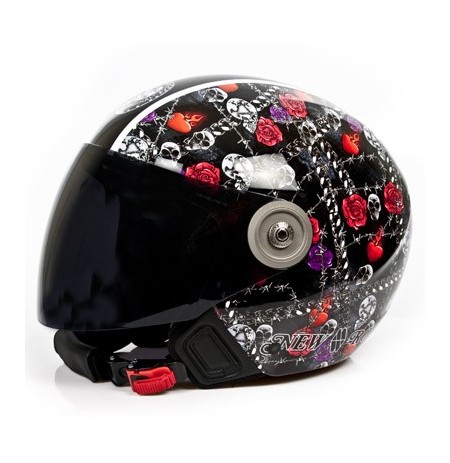 Pin up rock bike helmet
