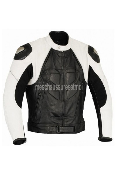 white bike jacket