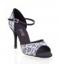Chaussure de mariée satin blanc bijoux strass