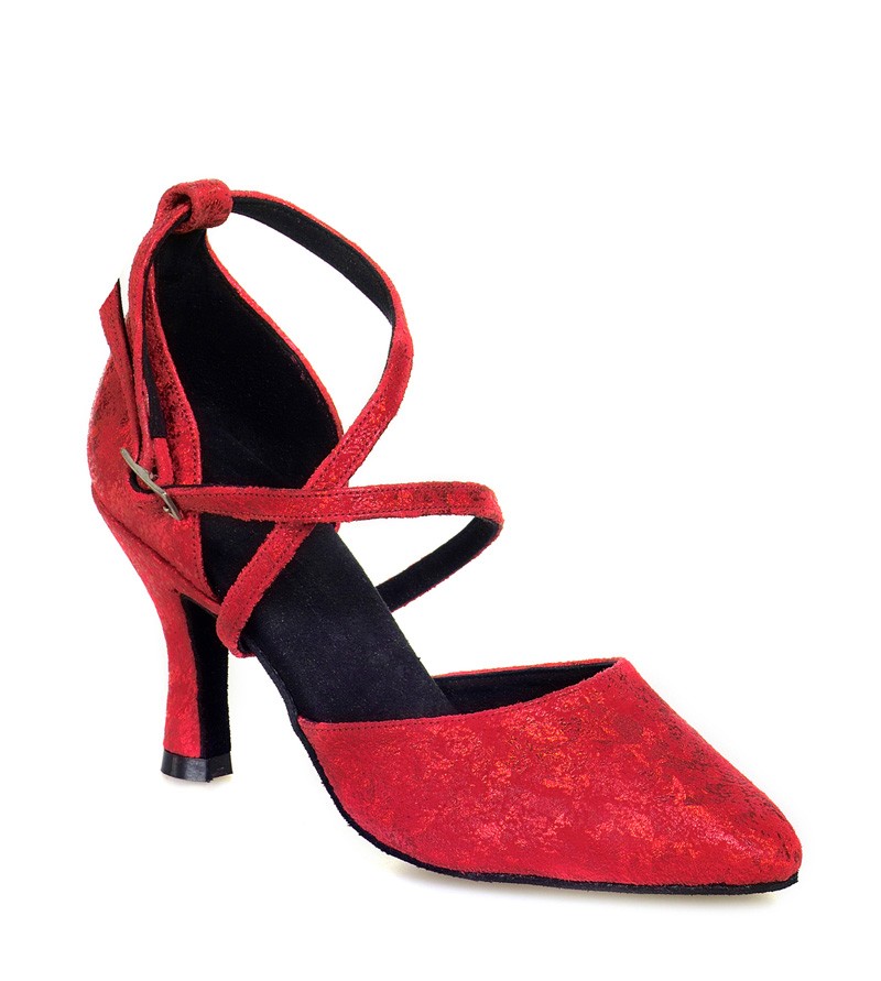 Red Dance Shoes, Dance Shoes for Women, Dance Shoes Low Heel