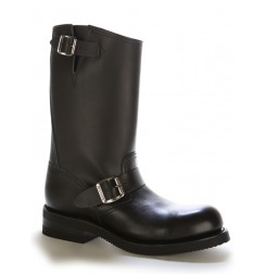 Bottes équitation cuir camel à brides