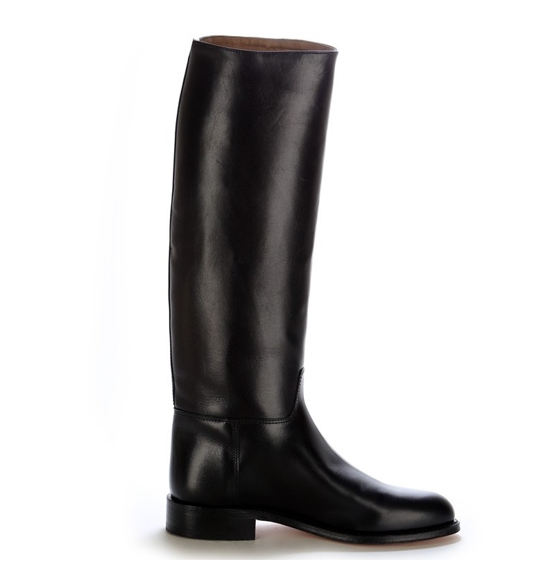 Black leather equestrian riding boots High quality horse riding boots