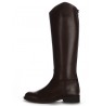 Handmade black leather horse riding boots