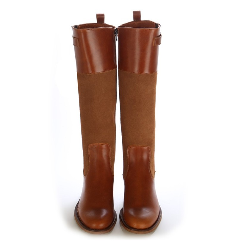 boots cuir camel