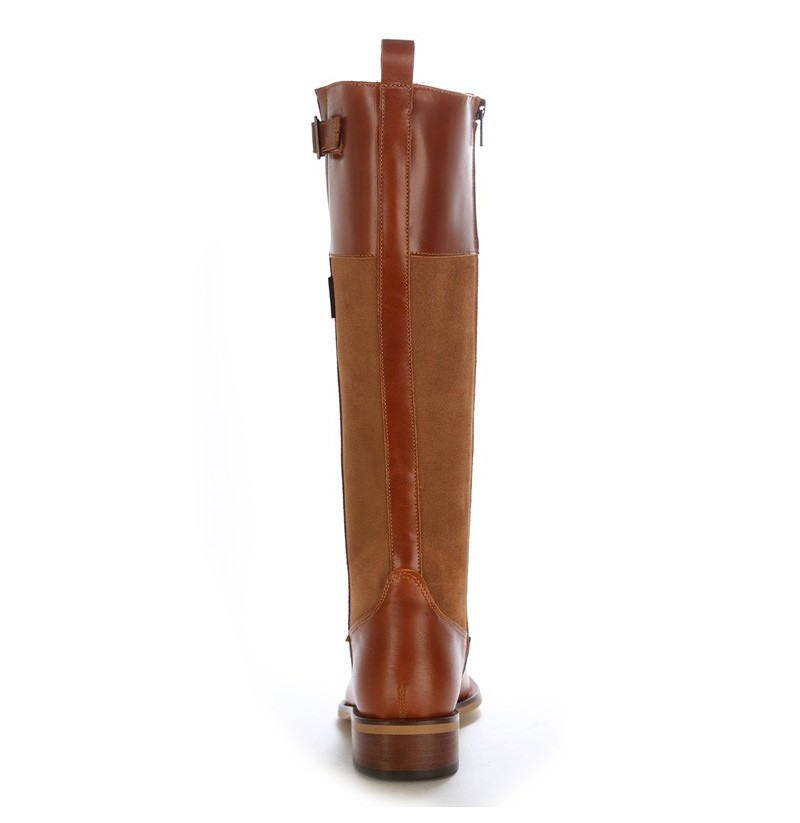 biker boots camel