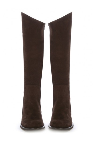 suede riding boots