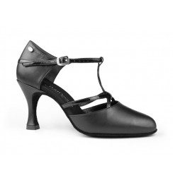 Chaussures de danse salomé satin noir