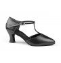 Chaussures de danse salomé satin noir