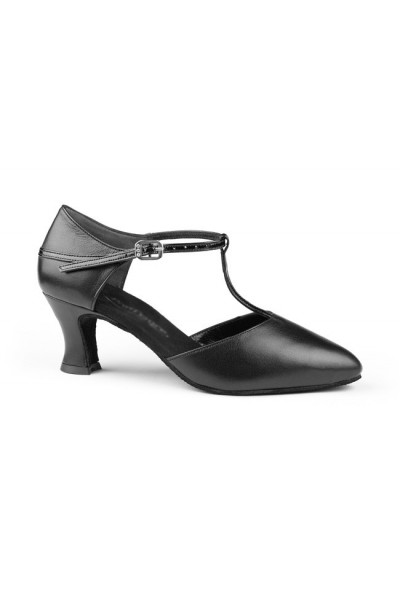 Chaussures de danse salomé satin noir