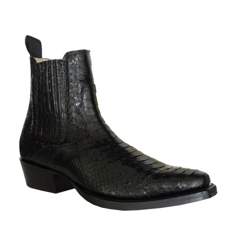 snakeskin boots real