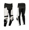 Black and white biker pants