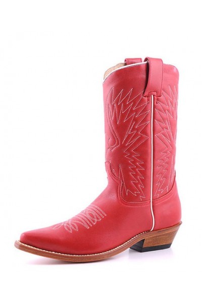 red cowboy boots