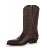 Brown CUSTOM MADE leather Mexican cowboy boots