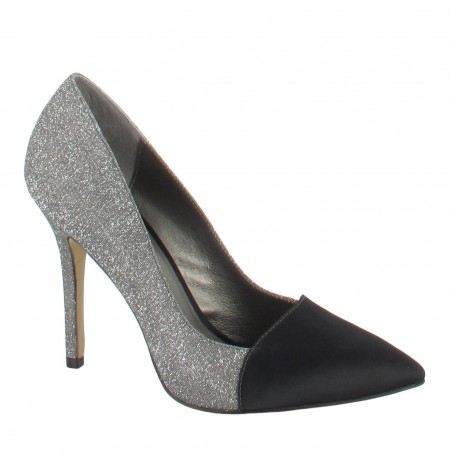 Elegant two-coloured high heels size 4