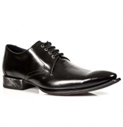 Leather lace-up formal shoes for men 