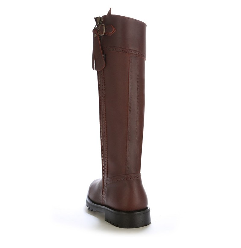 BOOTS Knee high brown hunting boots
