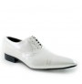 White patent leather shoes for men 