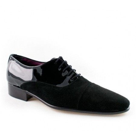 black suede oxford shoes