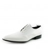 White patent leather shoes for men 