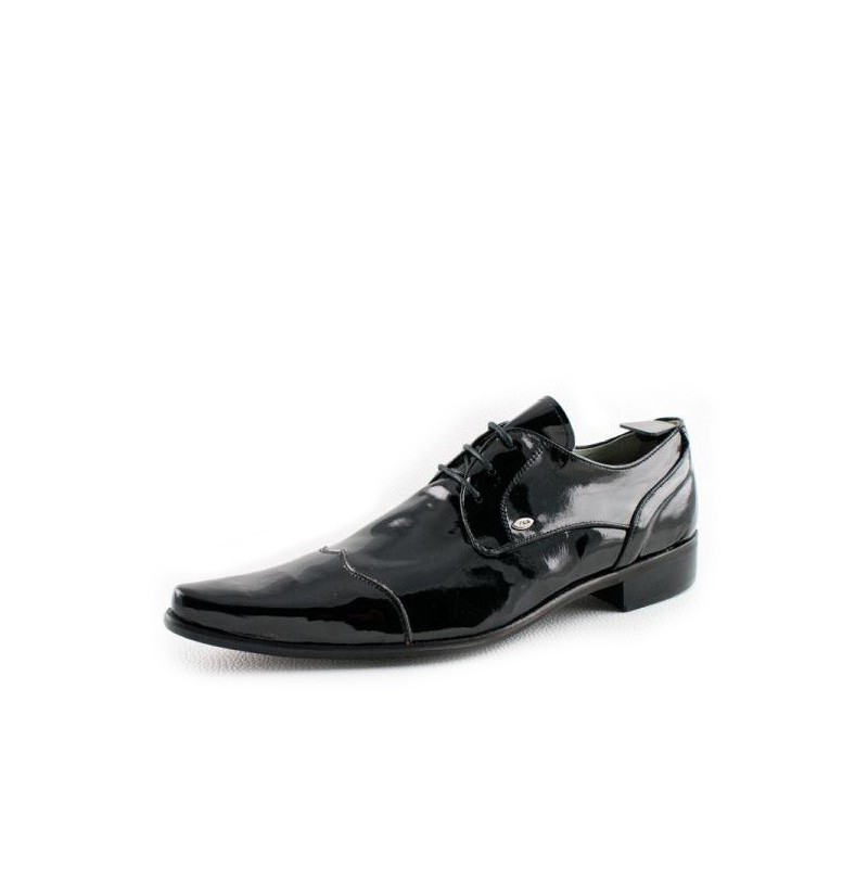 Dancing Wedding Office Slip On Shoes Mens Black Patent Leather Calza Party 