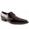 Maroon patent leather shoes for men 