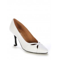 Original white leather bridal shoes