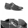 Grey and black dancing shoes for men