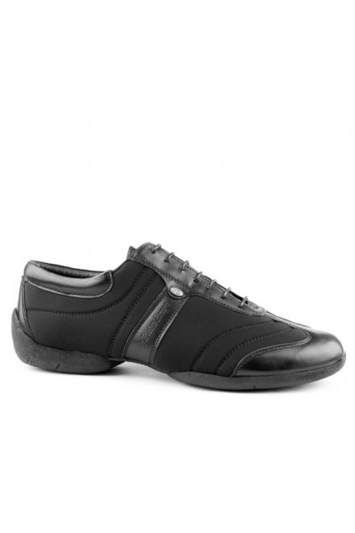 Grey and black dancing shoes for men