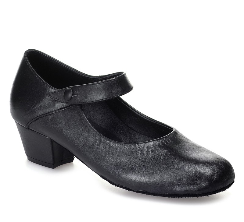 Black leather comfort shoes - make your 