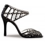 Black high heel dancing shoes 