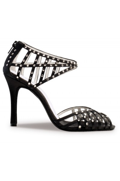 Black high heel dancing shoes 