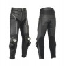 High protection black made to measure biker pants