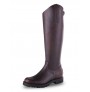 Brown riding boots with mountain rubber soles