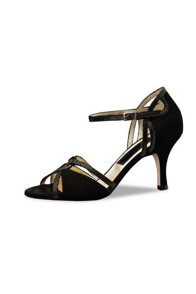 Elegant black pump confort shoe