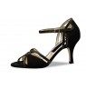 Elegant black pump confort shoe