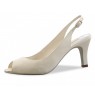 Comfortable ivory wedding heels on sale