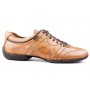 Camel leather sneakers