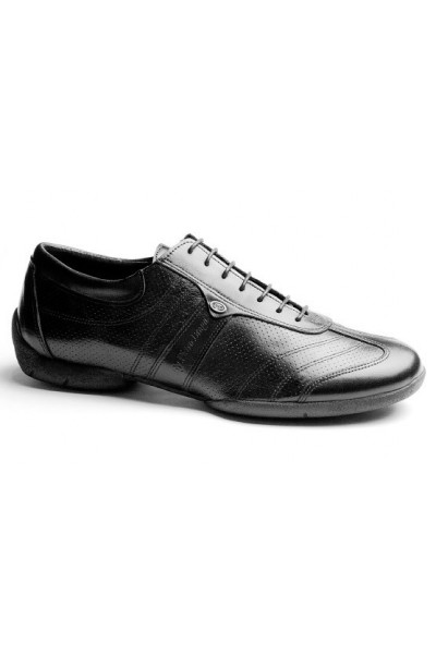 black leather sneakers mens