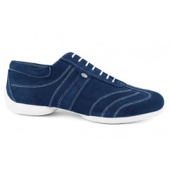 Blue navy nobuk sneakers