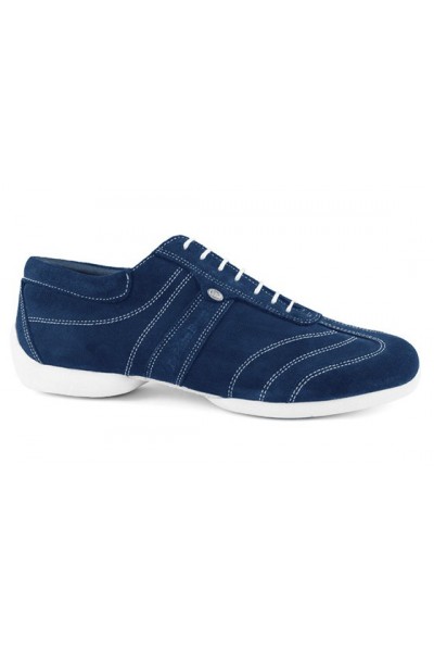 Blue navy nobuk sneakers