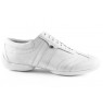 White leather sneakers for men