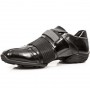 Black leather sneaker for man