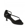 Elegant black leather comfort shoe